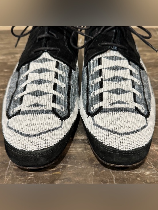 Donald Pliner Beaded Suede Sneaker Oxford Shoes main image 12